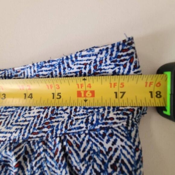 Chase 54 Womens Blue Print Golf Athletic Skort 6 - Picture 7 of 9